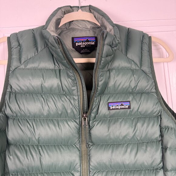 Patagonia Women’s Down Sweater Vest – Green (Size L) - Picture 5 of 5
